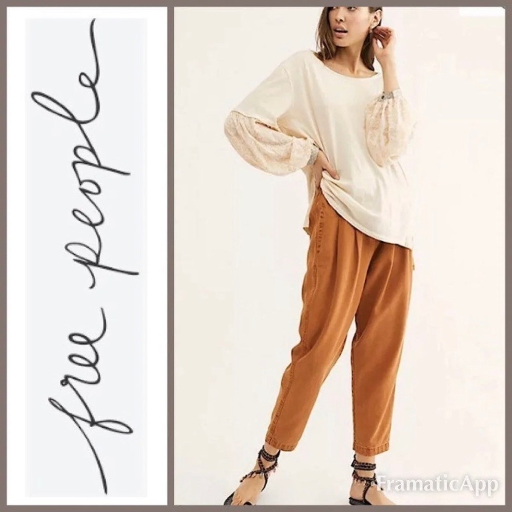 NWT Free People Jade L/S Top